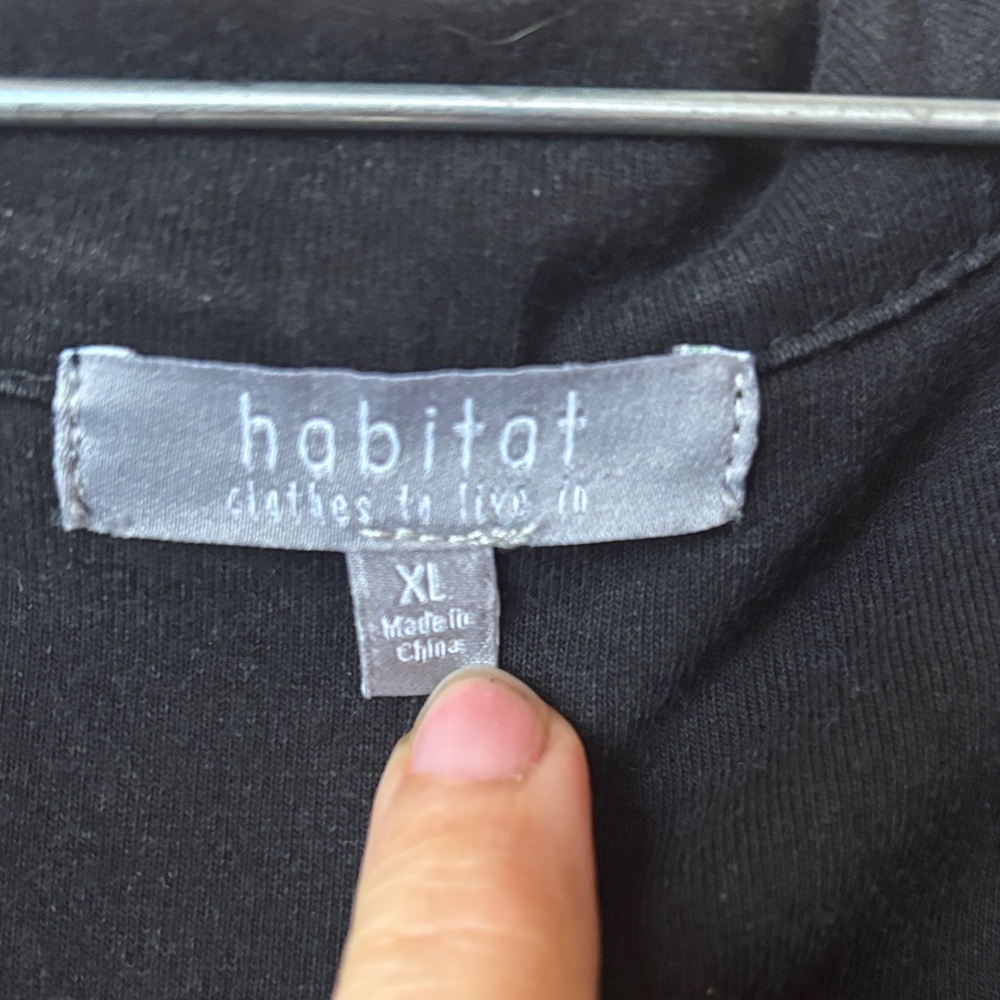 NWT Habitat Classic Black Jean Jacket - Picture 5 of 6
